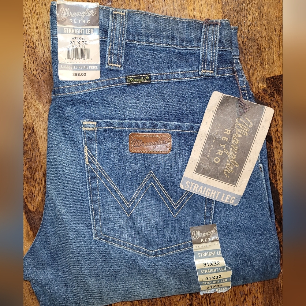 Vintage Wrangler Retro Straight Leg Jeans 31 X 32